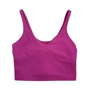 Lululemon Align Tank Top Women Size 10 Crop Shelf Bra Nulu Fabric Athleticwear